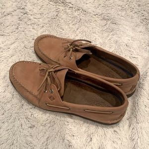 Sperry Men's Authentic Original Boat Shoe (12, Sahara Leather)